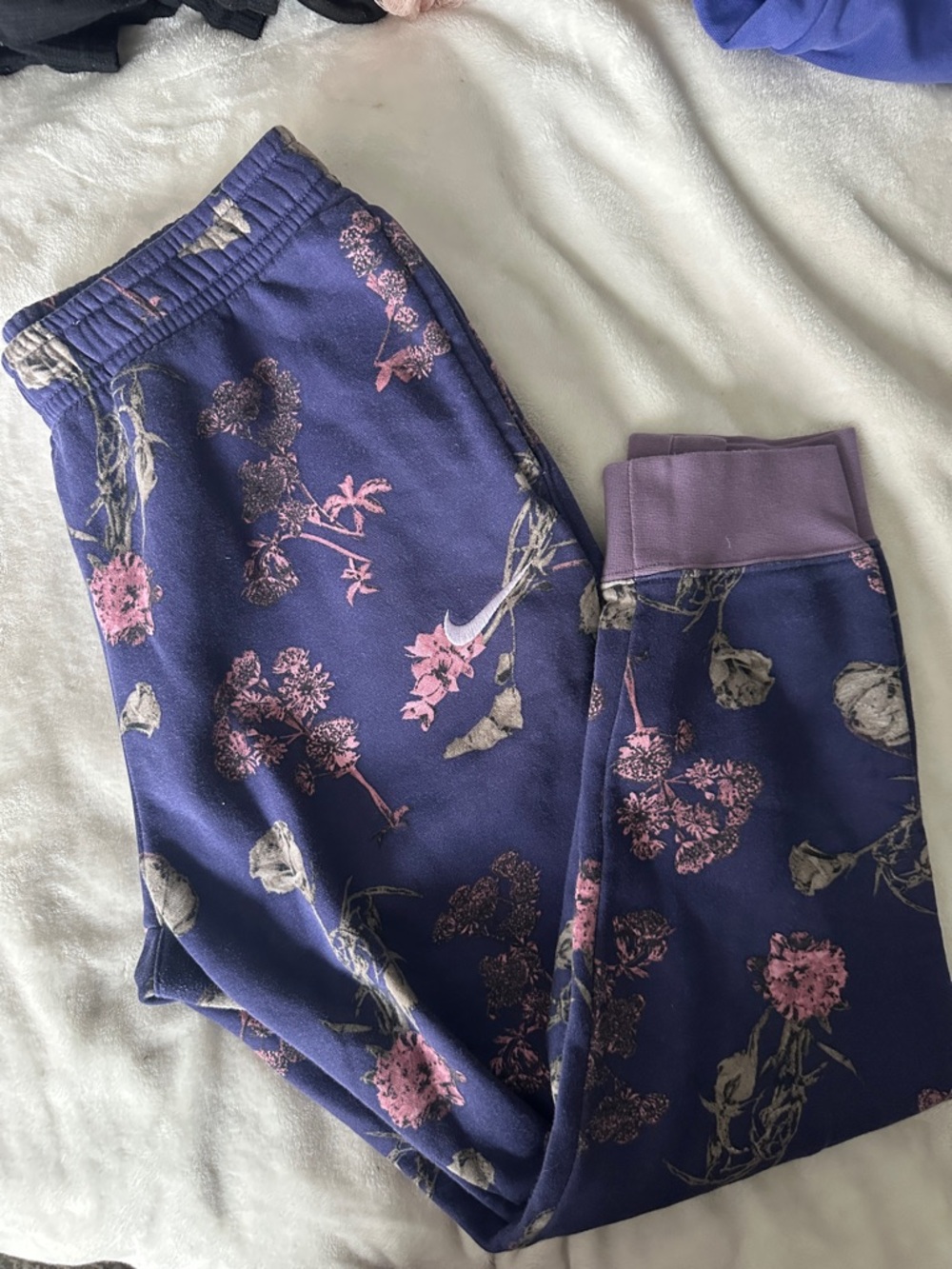 Men’s Nike Floral Purple Sweatpants